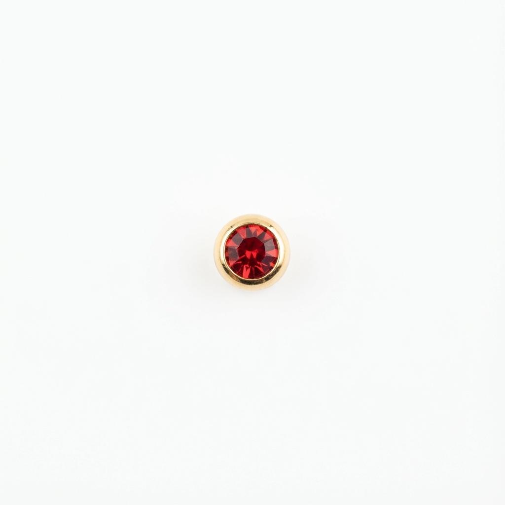 Hot-selling DIY necklace December birthstone love round box ring colorful zircon accessories copper