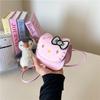 Hello Kitty Mini Bag for Girls Cute Cartoon Cat Shoulder Crossbody Bag Small Square Coin Purse KTB