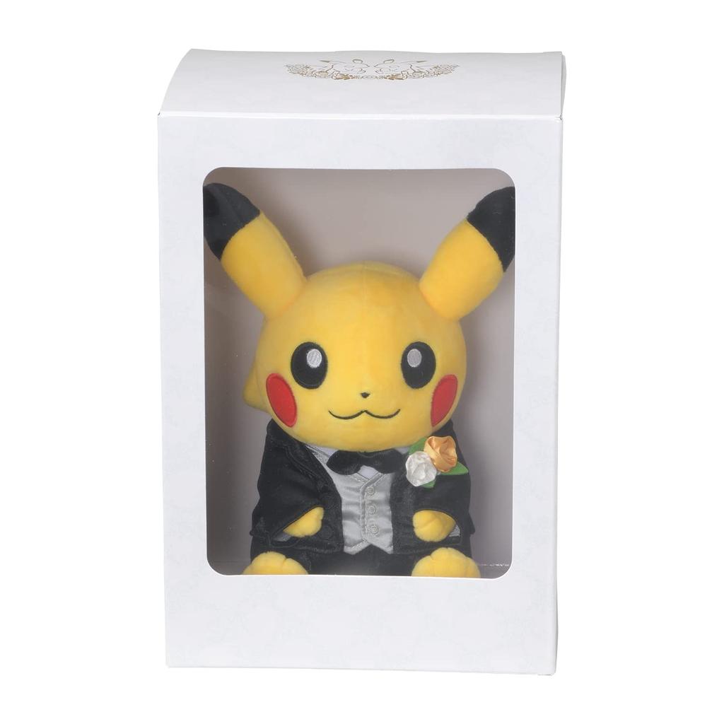 Pokemon Center Original Plush Pikachu Male Figure Pokemon Garden Wedding 20×16×11(H×W×Dcm)