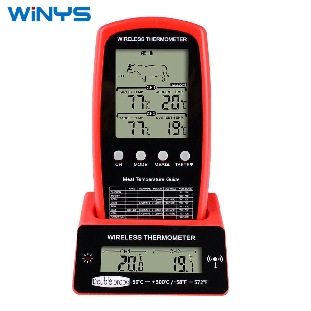 

Wireless Dual-Channel Digital Kitchen & Barbecue Meat Thermometer