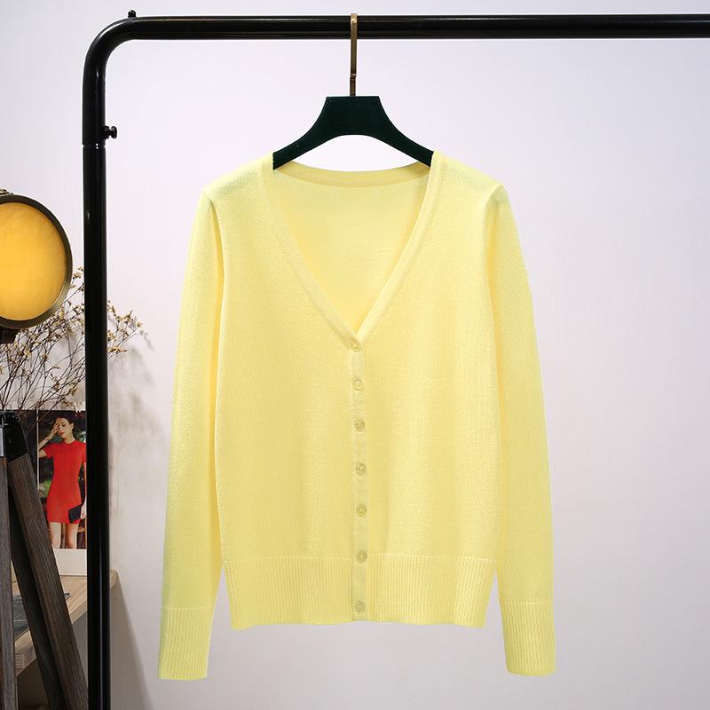 Damen Strickjacke - Leicht, Langarm, Kurzer Stil für Frühling und Herbst
