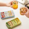 Yousheng Ice Cube Tray with Lid And Bin Large Capacity Ice Cube Mold for Freezer Stackable BPA Free Easy Release Ice Maker for Chilling Drinks Coffee