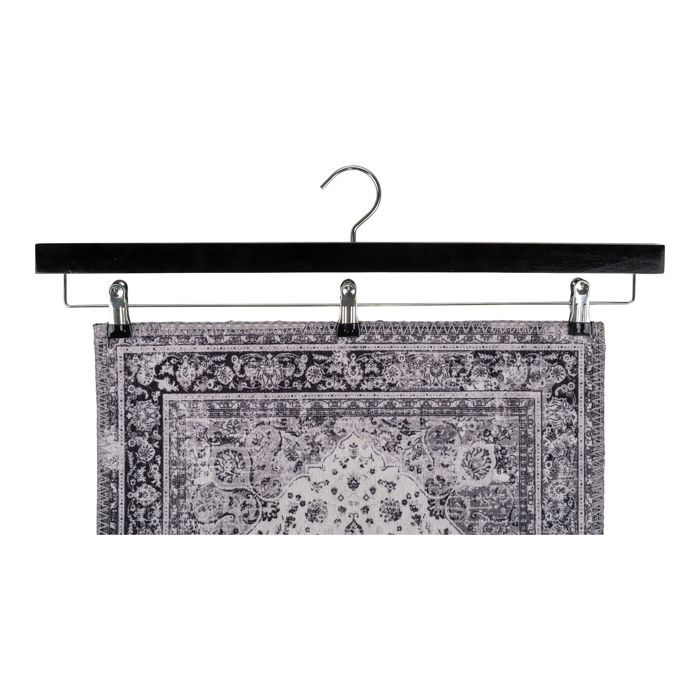 Porte-vêtements - EBUY24 - Motella - Noir - Bois massif - Élégance - Chic