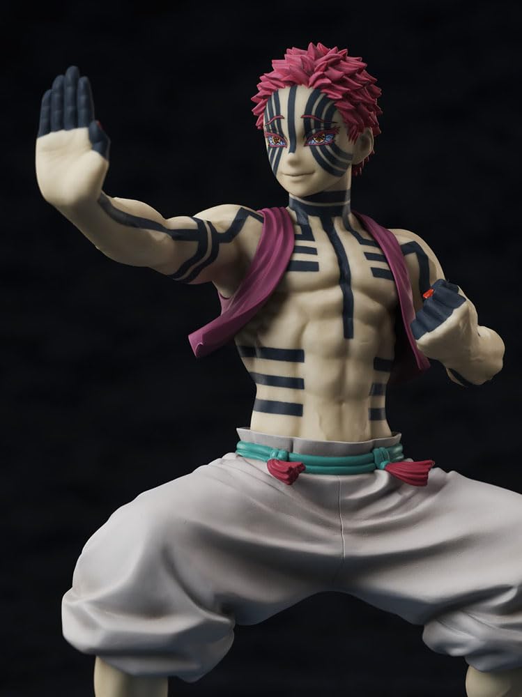 Aniplex Demon Kimetsu no Yaiba Akaza Destruction Compass Needle Scale Figure Slayer 1/8