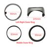 For Mercedes W205 W253 Car AC Vent Grille Air Conditioning Outer Ring Outer Frame Cover For Benz C GLC Class C180 C200 GLC300
