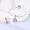 Cute Snail Flower Design Pendants Copper Plated Beads Fit Original Charms Fashion Bracelet Beads Jewelry Diy Gifts Women's Style