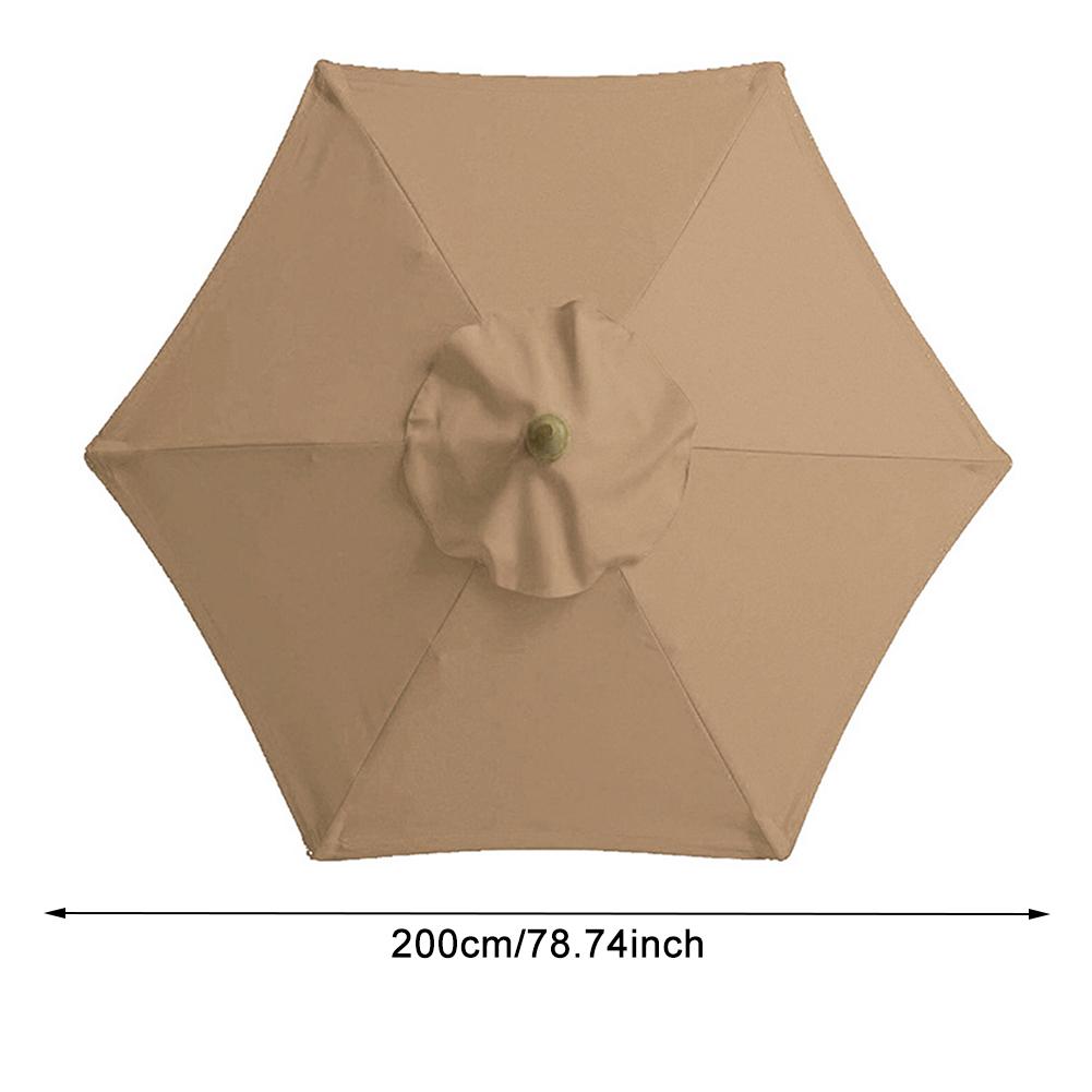 Parasol Replacement Sunshade Cloth Outdoor Patio Umbrella Cover Surface Replacement Cloth Cover Rainproof Sunshade Cloth 6 Bones
