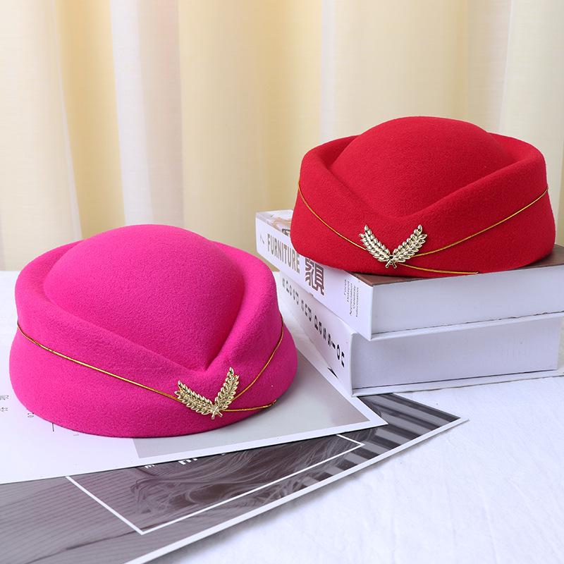 Wool Beret: Flight Attendant, Band & Hotel Staff Hat