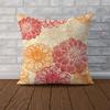 Dahlia Flower Pattern Pillow Case For Car Sofa Decorative Home Doublesided Print Plush Square Throw Pillow Cushion Cover