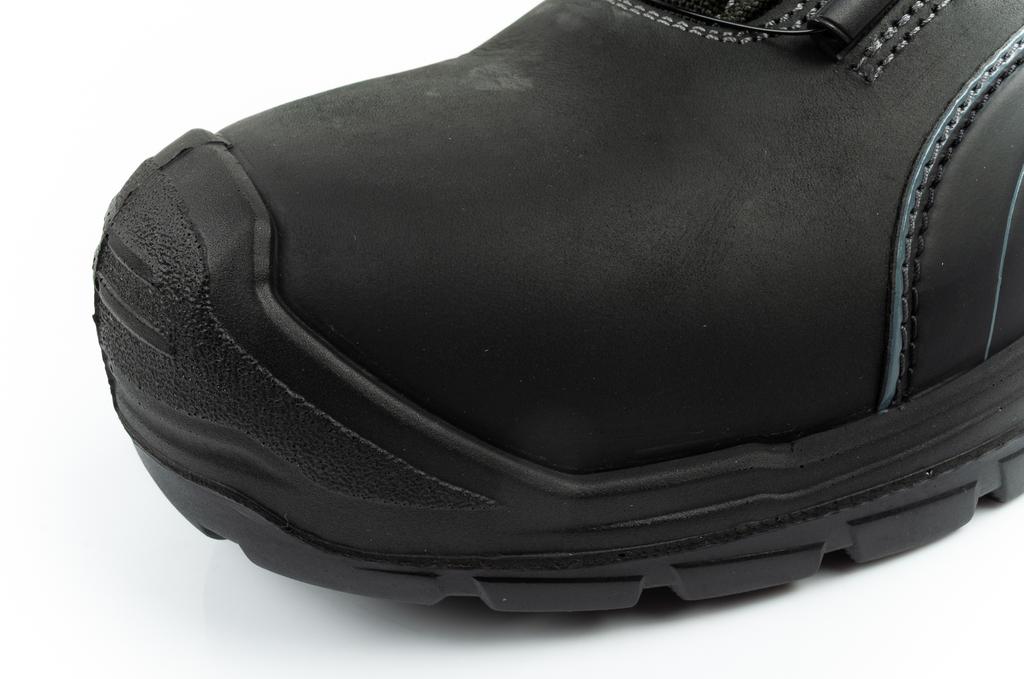 Puma Safety Cascades Disc Mid Negro-Gris [630211] talla 40