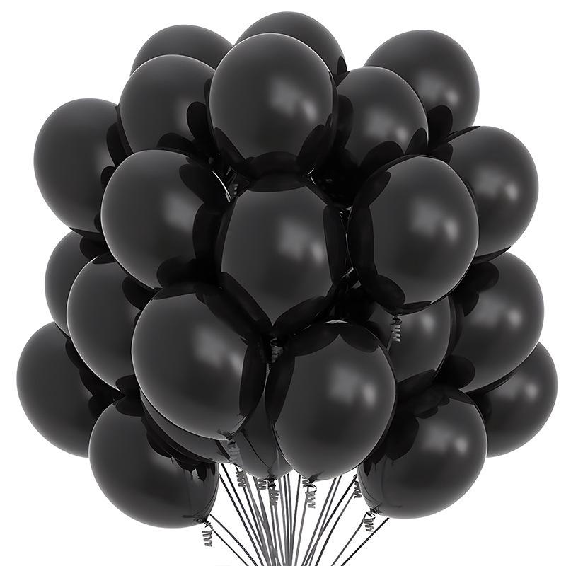 20-Pack 10-Inch Solid Color Balloons for Birthday, Wedding, or Event Decoration