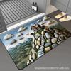 3D Pebble Carpet Floor Mat Household Bathroom and Toilet Absorbent Anti Slip Quick Drying Foot Mat