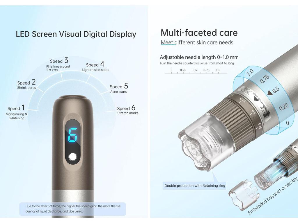 Hydra Pen H3 Electric Beauty Microneedle Device with Serum Delivery