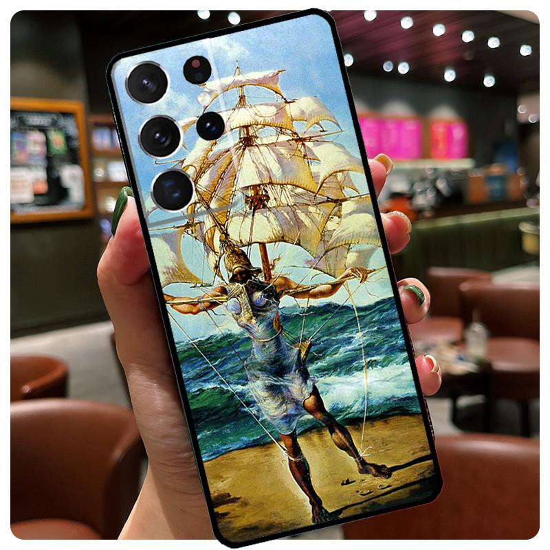 

Salvador Dali Art Phone Case For Samsung Galaxy S23 Ultra S21 S22 S24 S25 Ultra S9 S10 Plus S24 S25 FE Cover Galaxy S25 FE