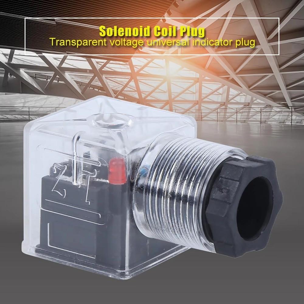 Waterproof Design Hydraulic Solenoid Valve Plug Solenoid Junction Box  Industrial Applications