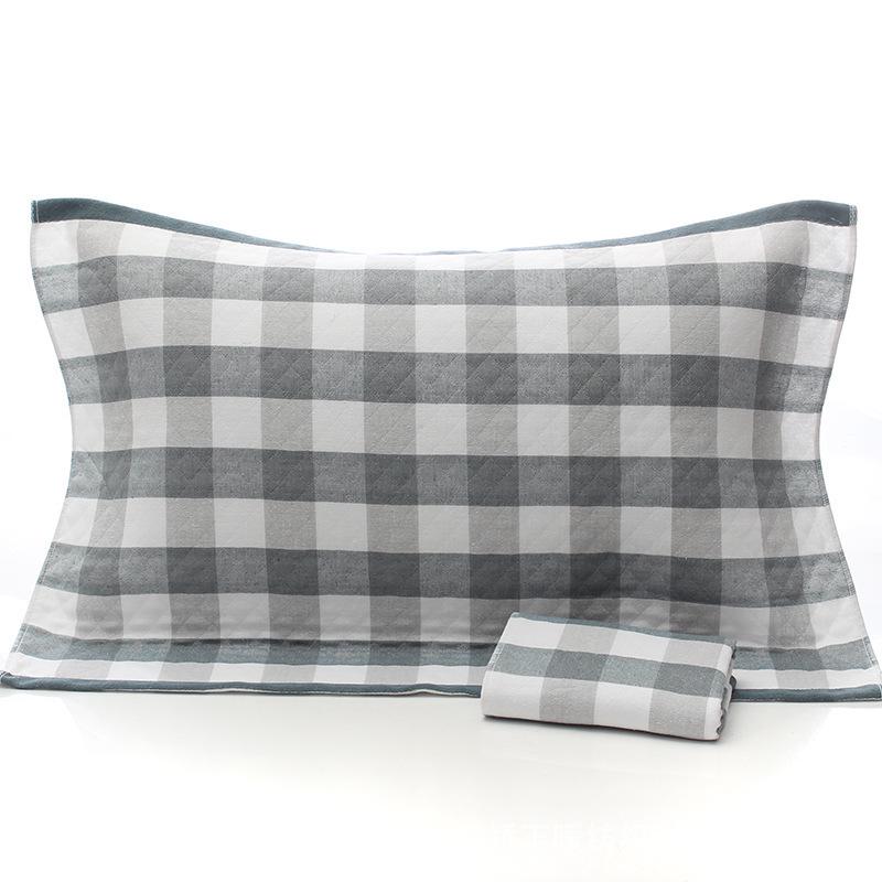 Three-Layer Gauze Cotton Pillowcases: Dirt-Resistant, Mite-Proof, Soft, Thickened, No Pilling or Shedding.