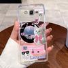 Casing For Samsung J2 Prime/G532/J2 ACE/Grand Prime Plus/G530 Aesthetic Fashion Cute Cat Soft Back Cover Transparent Phone Case