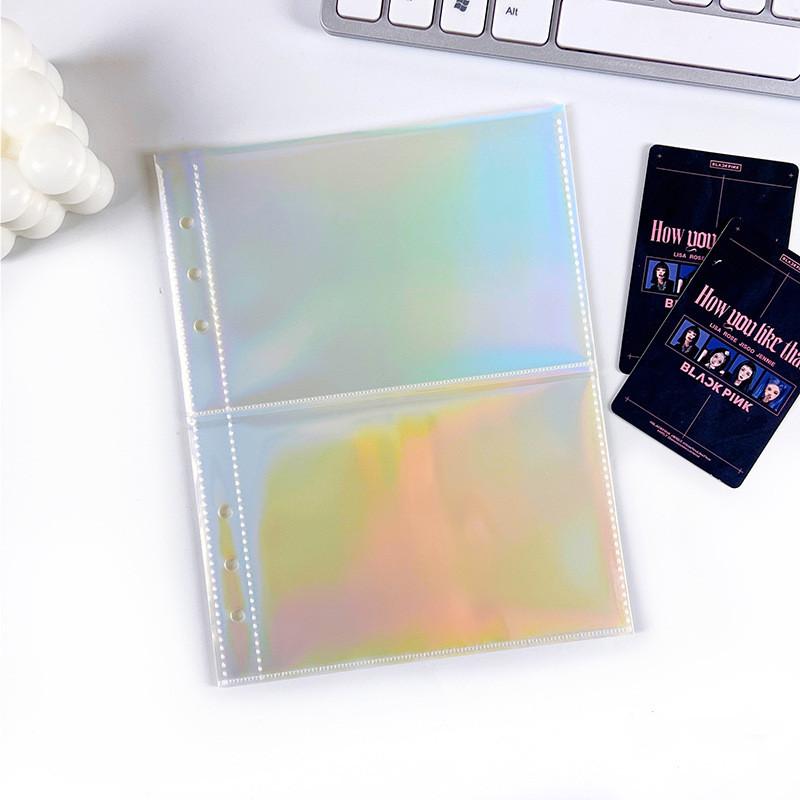 A5 A6 A7 A8 White Binder Po Card Collection Book Postcard Organizer Diary Notebook School Stationery