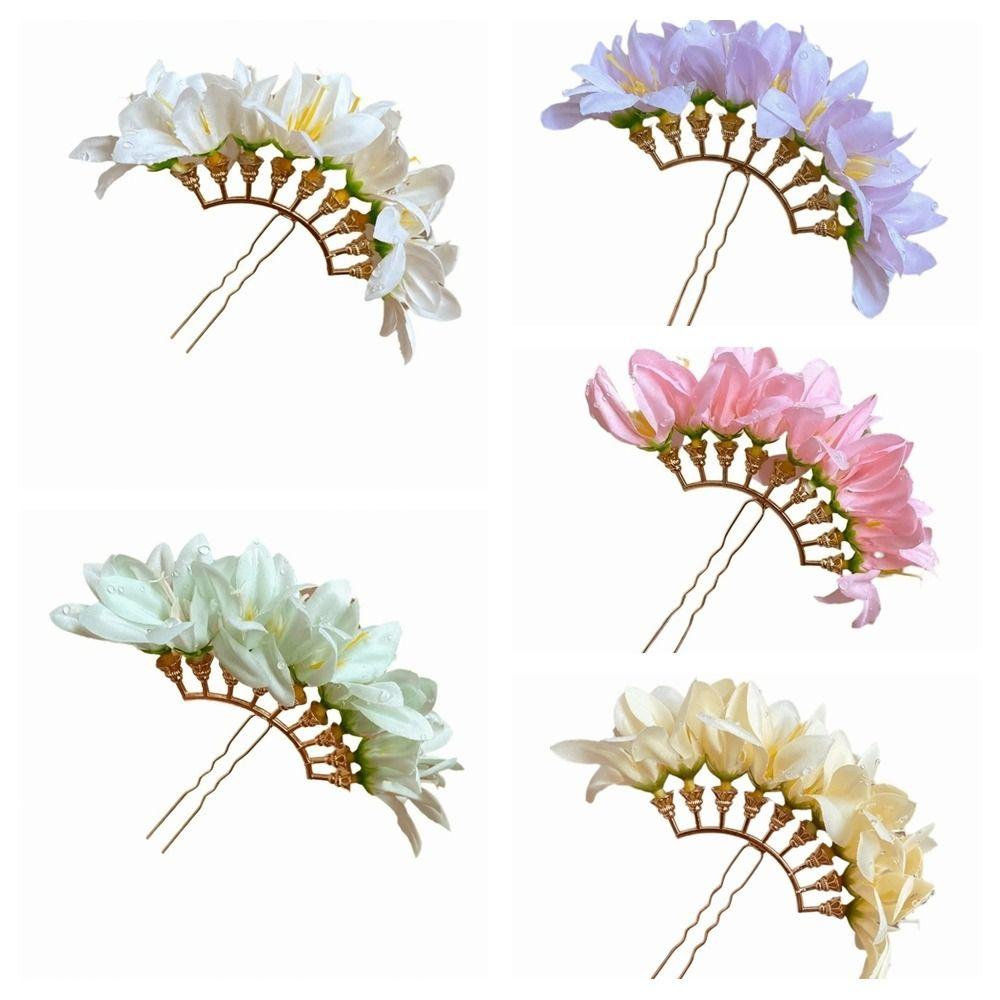 Bohemian Blumen Haarstab Große Thailändische Haarspange Vintage Braut Haaraccessoires Mädchen