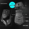 SANWA Ergonomic Dual-Mode Wireless Mouse
