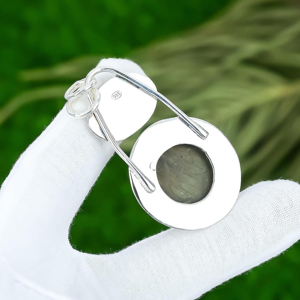 Easter Deal Labradorite Gemstone Anniversary Pendant Jewelry 925 Sterling Silver