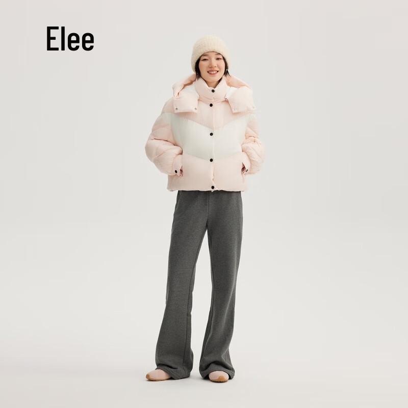 Ailolaiyi Women's Short Puffy Hooded Down Jacket