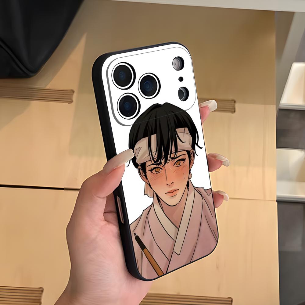 

Чехол для телефона с рисунком из аниме Painter The-w-Nights Для IPhone 17 Air 16 E Pro Max 15 14 13 Mini 12 Pro 11 Max Plus Черный Мягкий iPhone 12 Mini