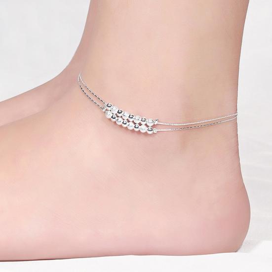 

Женщины звезда сердце бусины браслет-цепочка на щиколотке босиком сандалии ножной браслет украшения для ног Matte Beads