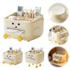 Kawaii Back To School Paper Towel Box Household Living Room Bedroom Bedside Multi-function Student Dorm Desktop Organizer Box
