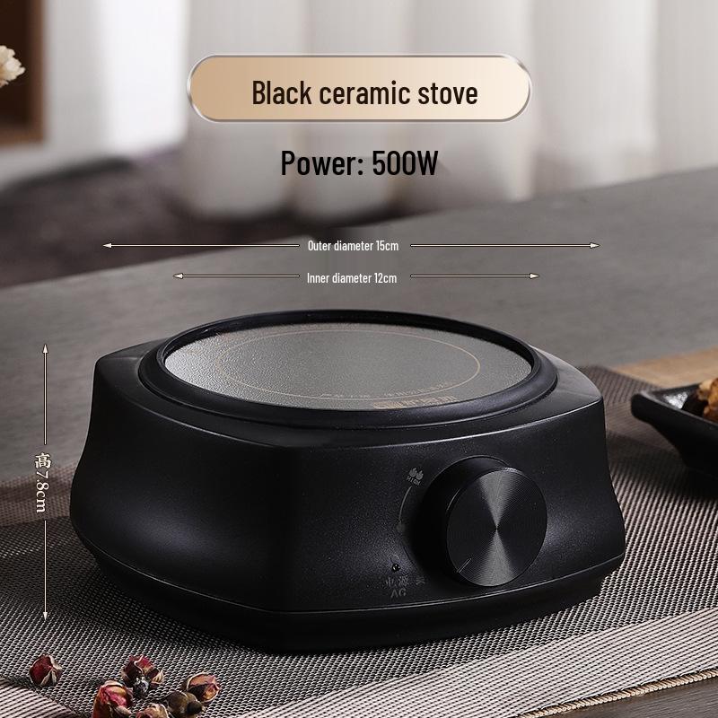 Electric Ceramic Glass Teapot Stove - Compact Heating Tea Set