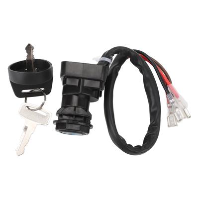 Ignition Key Switch 4 Wires Long Lasting Use Replacement for Polaris Sportsman 335 1999 To 2000