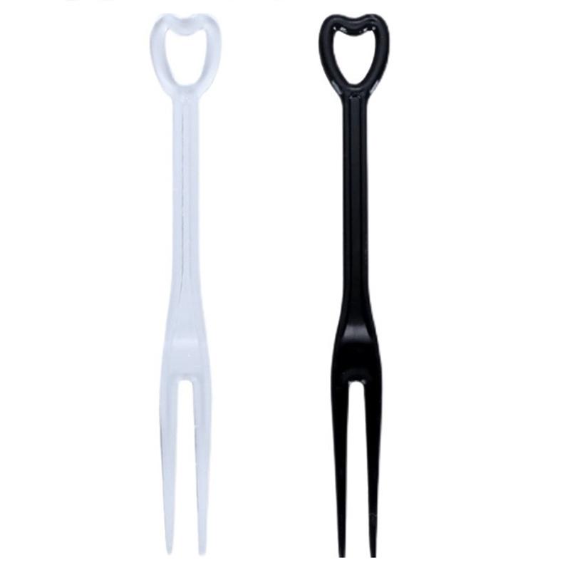 150 Pcs Mini Fruit Fork Disposable Plastic Forks For Party Cake Fruit Forks