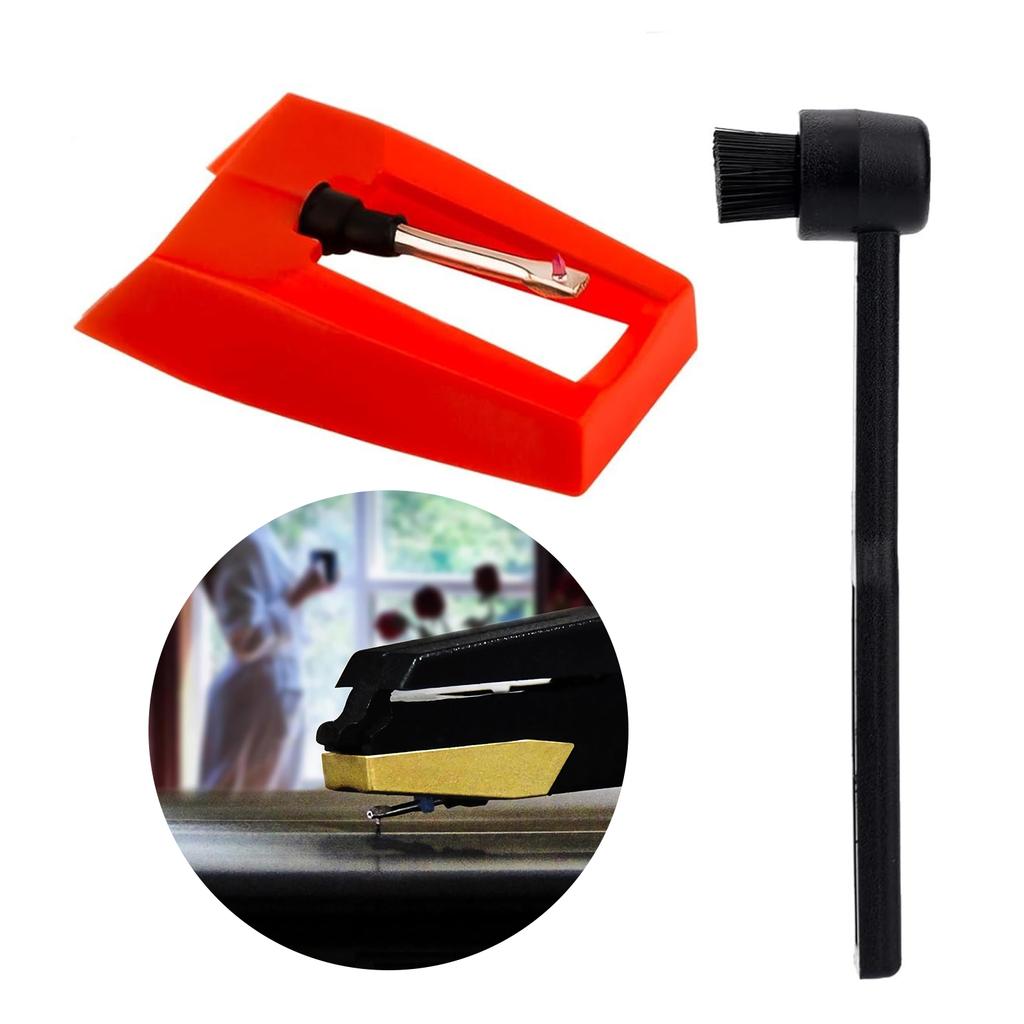 4 Stück Plattenspielernadeln Nadeln Nadelreinigungswerkzeug Plattenspielerzubehör Plattenspielernadelersatz