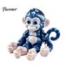 Interactive Fidgeting Toys for Anxiety 3D Printed Articulated Monkey Fidget Toy, Movable Joints Animal Toy Kids Adults, Creative Decompression Stress