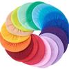 Toilet Seat Cover Pads Durable O-Shaped Toilet Mat for Bathroom Use Assorted Color 30X30CM Warm 5Pcs