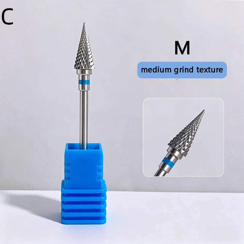 

Tungsten Carbide Nail Drill Bits Electric Manicure Drill Accessory Milling Cutters For Nail Gel Polish Remover Nail Tools C