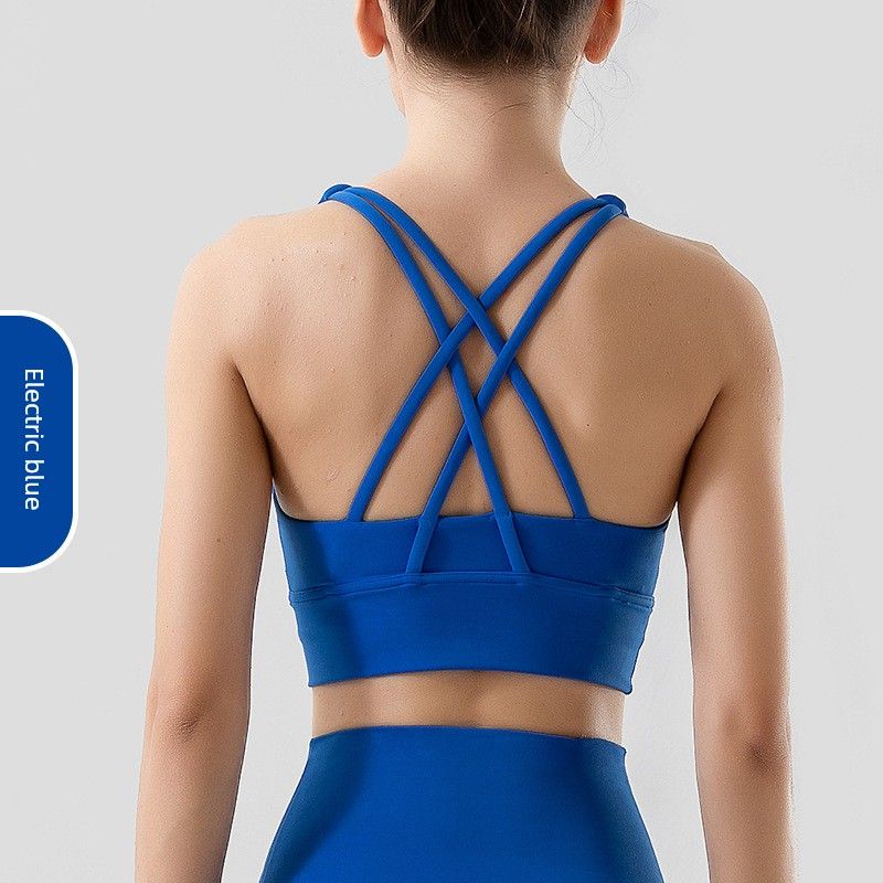 New Arrival Sports Intimates Women's Autumn Bubble Wrap Push up Bras High Strength Fitness Training Yoga Clothes Vest Bra Summer