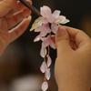 Chinese Style Hanfu Hairpin Flower Wooden Hair Stick Antique   for Women