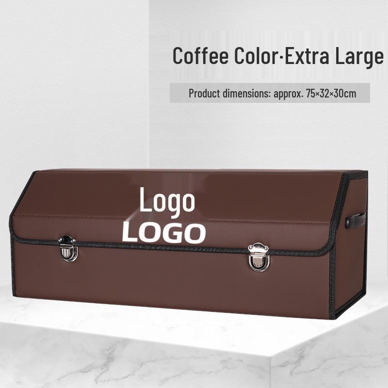Multi-functional Leather Car Trunk Organizer and Storage Box