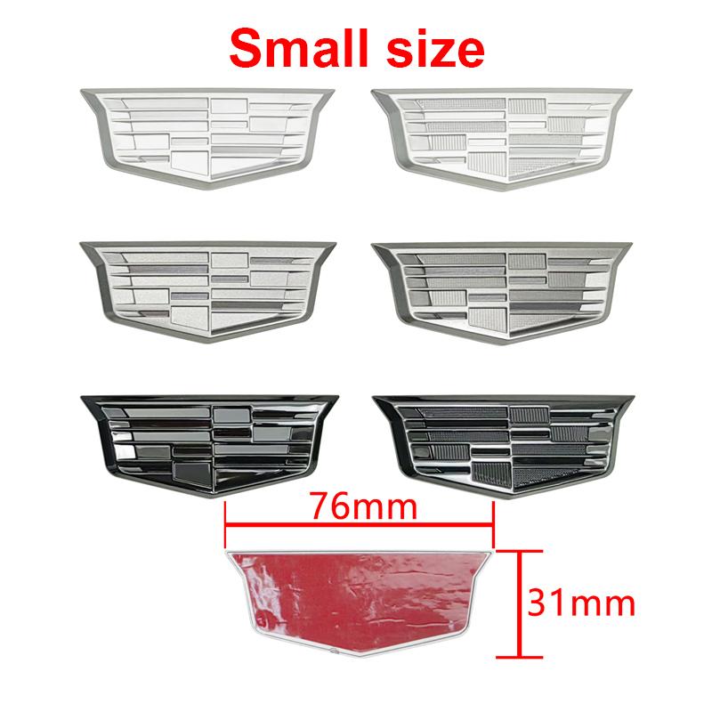 3D ABS Auto Spatbord Zijembleem Sticker voor Cadillac ESCALADE ATS BLS CT4 CT6 SRX STS XT4 XT5 SLR XT6 XTS Achterklep Badge Stickers