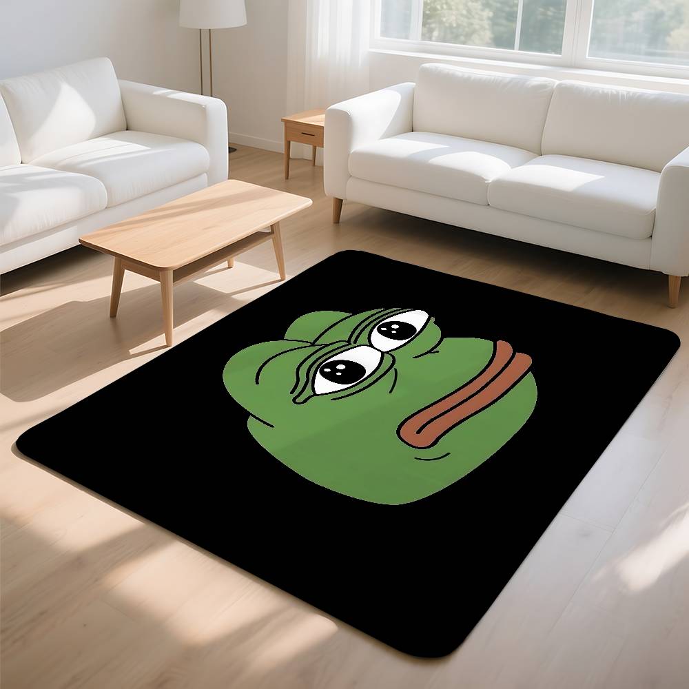 Sad P-Pepe The Frog Floor Mat Floor Mat Home Entrance Bedroom Toilet Bathroom Door Absorbent Non Slip Foot Pad