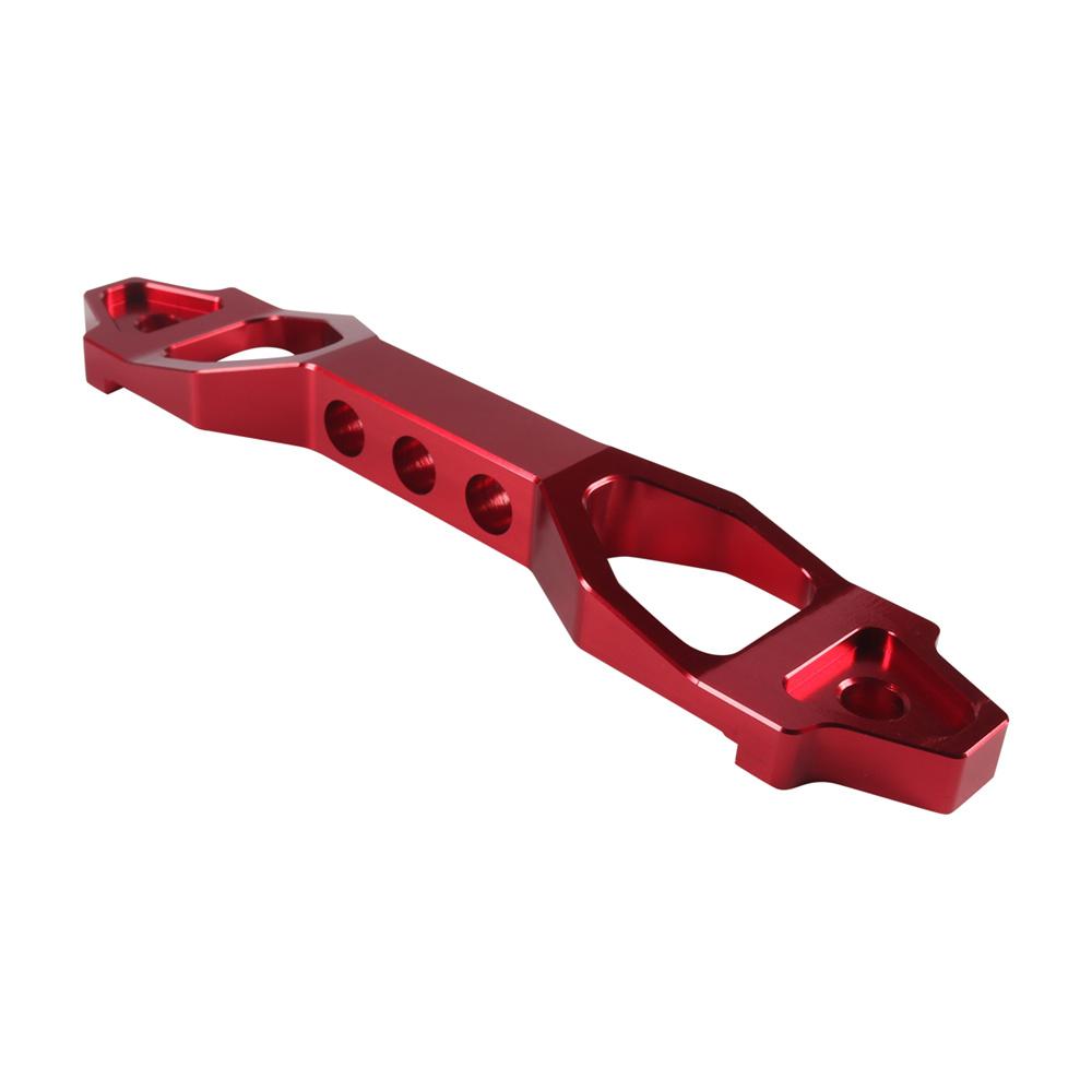 Red Aluminum Battery Tie Down Bracket Battery Hold Down Set for 31 31A 31T 40R