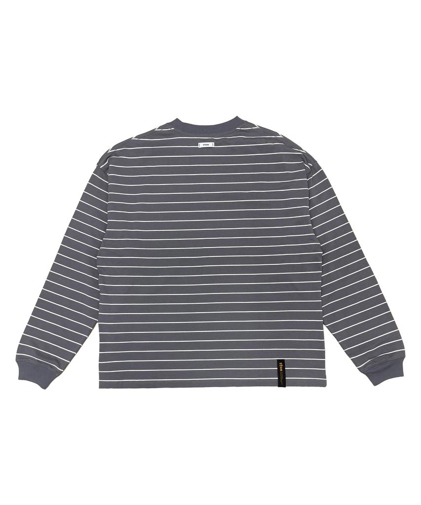 STIGMA Stripe Long Sleeves Gray