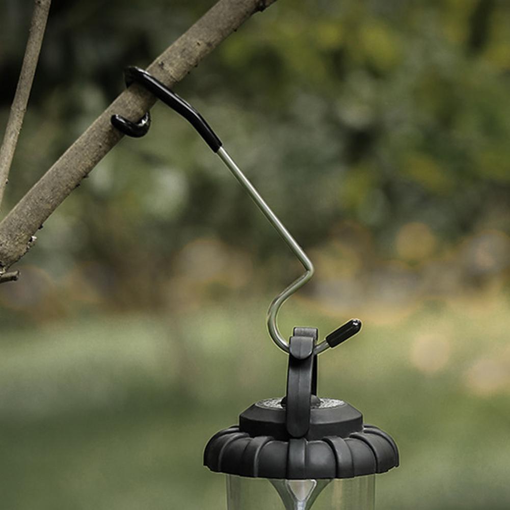 8Pcs Stainless Steel Camping Lantern Hook Hangers Outdoor Lamp Hanger Stand Light Stand Holder Hooks for Outdoor Camping Fishing