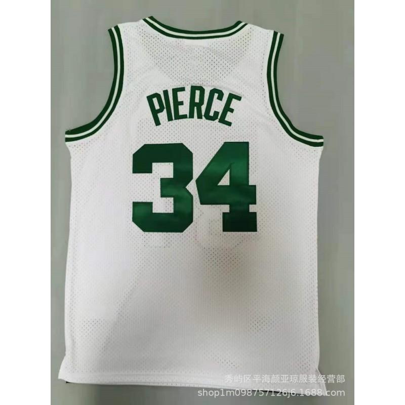 Embroidered Boston Celtics 34 Paul Pierce Basketball Jersey Men Women Sportswear Fall Winter