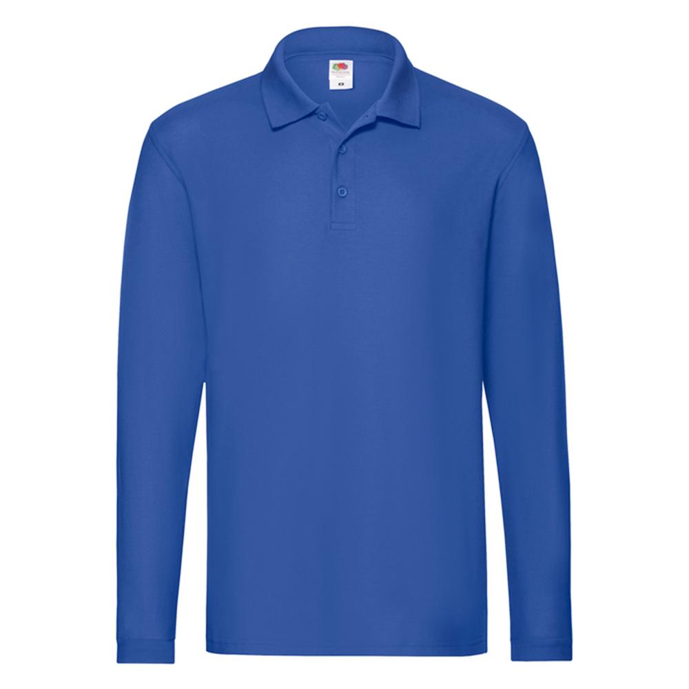 Fruit of the Loom Mens Premium Long-Sleeved Polo Shirt