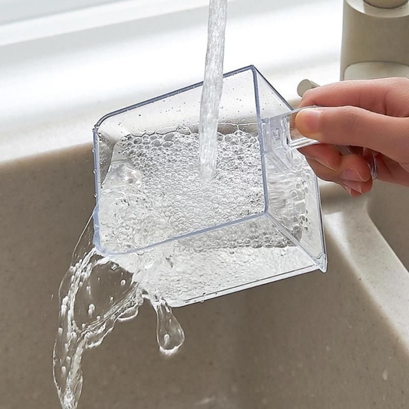 Wandmontierte Gewürzbox Freier Stanzbehälter Halter Zubehör für Trockennüsse Salz Pulver Organisation Etui