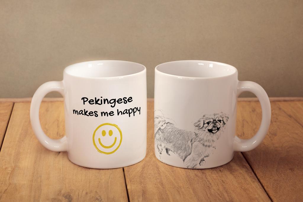 Pekingese, Pekinese, Peke - cup with a dog, cheerful cup for a dog lover, personalized gift from the Art-Dog brand