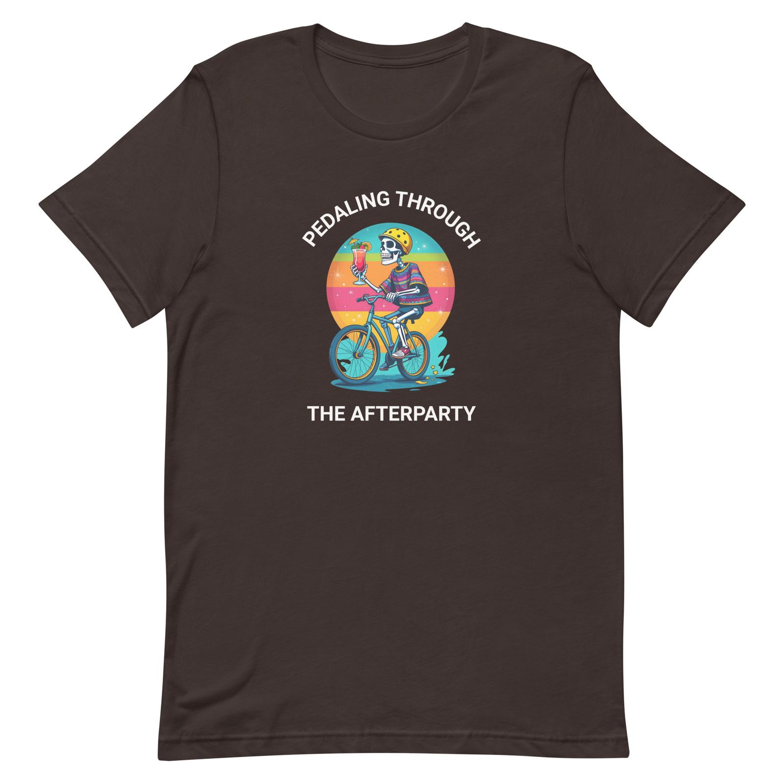 Skeleton Cycling Afterparty Biker Drink | Dia de Muertos Bicycle Rider Vintage S разноцветный