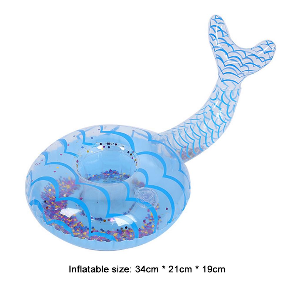 1pc Inflatable Cup Holder Flamingo Drink Holder Swimming Float Bathing Pool Party Decoration Bar Coasters Pool Accessories
